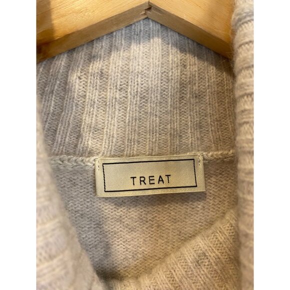 C.T.plage Turtleneck Sleeveless Sweater Asiatic Raccoon Wool Size 38 Small - Picture 5 of 9